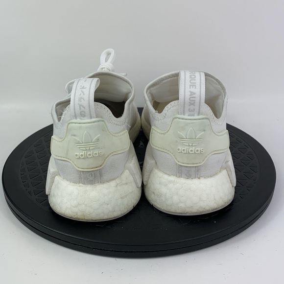 Adidas NMD R1 J Boost 'Triple White' FW0432 Women's Size 5.5 (4.5Y) - Picture 6 of 11
